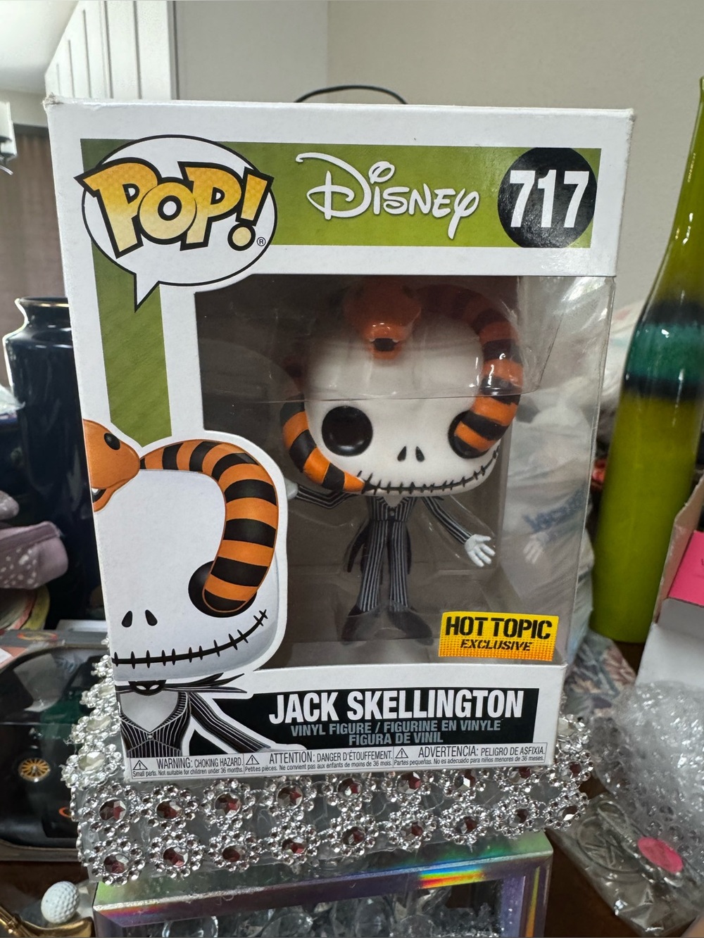 Funko Pop! Disney The Nightmare Before Christmas Jack Skellington Snake Hot Topi